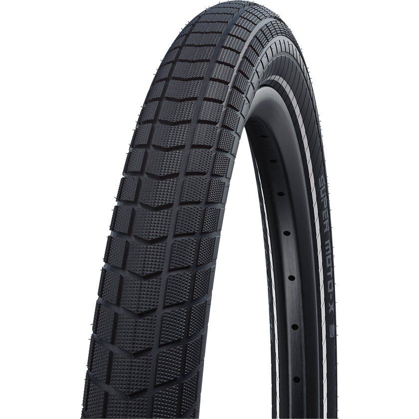 Zwarte Schwalbe 27,5" Super Moto-X stadsfietsbundel met ADDIX GreenGuard voor extra bescherming.