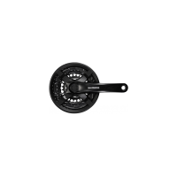 Shimano Crankstel 6/7/8 Speed Tourney Fc-Ty501 Met 170Mm Crankarm 42 X 34 X 24T - Le Coq Wielerartikelen
