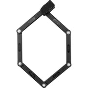 Abus Bordo Big Alarm 6000KA/120 zwart vouwslot, 120 cm lang, met alarmfunctie en Xplus slot voor extra beveiliging
