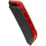Trelock achterlicht LS 415 Cob Line Dynamo remlicht met wit LED-licht en stevige bevestiging voor fietsveiligheid.