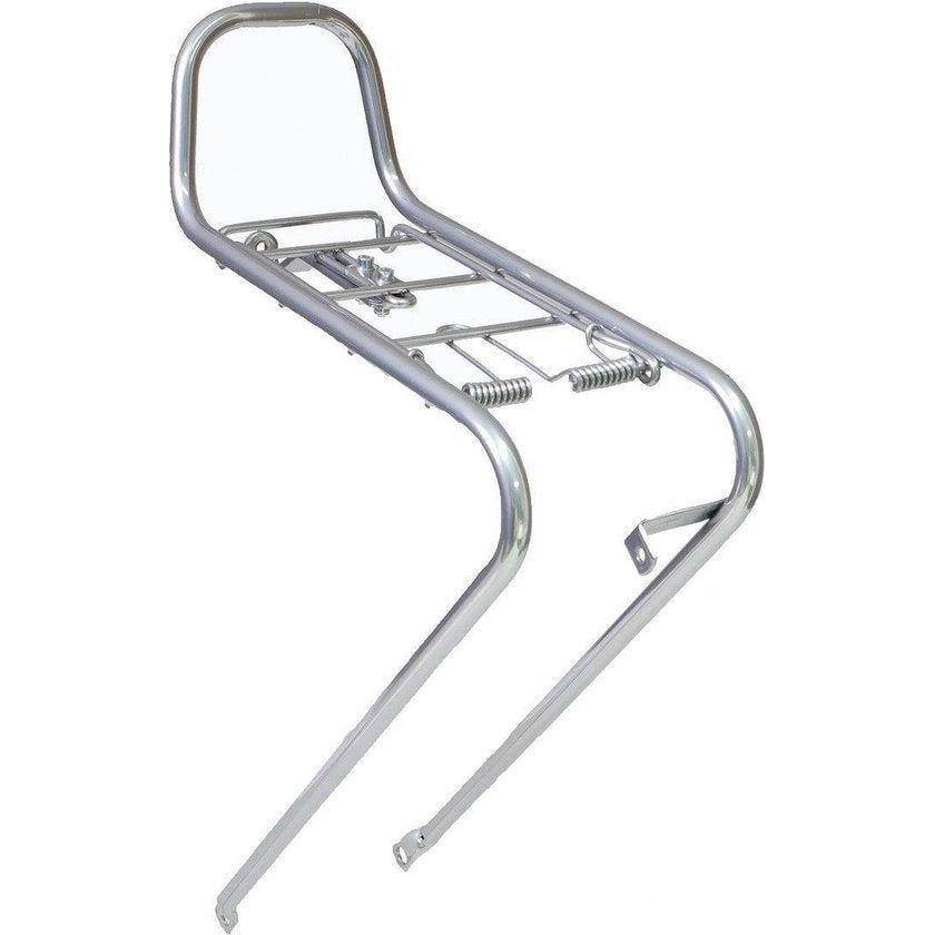 Steco FW2 28-inch voordragers met retro universele kroonboutbevestiging voor fietsen, zwart en robust.