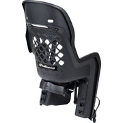 Polisport Joy black edition kinderzitje achter met dragerbevestiging voor fiets, zwart, geschikt voor kinderen, veilige fietsstoel