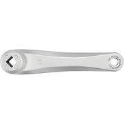 Shimano trekking cranksysteem FC-TY501, 175 mm, 48/38/28T, zilveren fietskrachting voor stads- en recreatief gebruik