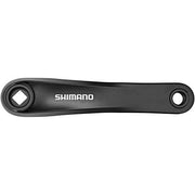 Shimano Tourney TY501 stadsfiets crankstel 42X34X24T, 175 mm, vierkante as, zwart, geschikt voor stadsfietsen.