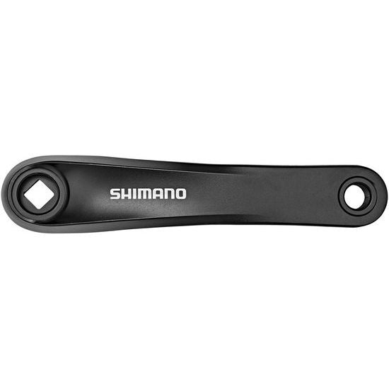 Shimano Tourney Ty501 stadsfiets crankstel met 42x34x24T kettingbladen en 175 mm crankarmen, zwart, vierkante as.