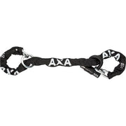 AXA Loop ART2 kettingslot met polyester hoes en hangslot, stevig en flexibel voor fietsbeveiliging.