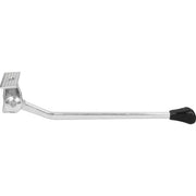 Ursus Elegance 265 mm zilveren zijstandaard, stabiele standaard voor fiets, zichtbaar op de afbeelding.