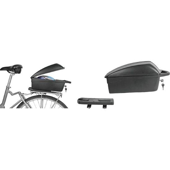 Polisport E-Cargo Box Coffre 11 Litres À Dégagement Rapide Noir