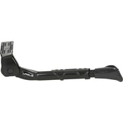 Ursus King verstelbare zijstandaard met brede bevestigingsplaat voor 24-28 inch fietsen, zwart metalen standaard.