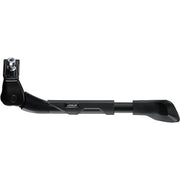 Ursus King XL verstelbare zijstandaard voor 27,5-29 inch fietsen, lang, aluminium, zwart, geschikt voor e-bikes en mountainbikes.
