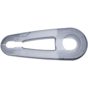 Axa VS Benjamin kettingscherm 16 inch smoke polycarbonaat, kettingkast met roestvrij stalen bevestigingen en donkere smoke afwerking.