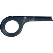 Zwarte Axa GSR Senior 42-48 tandenkettingscherm van abs, beschermt de ketting van een fiets met kettingkast.