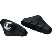 Shimano M50T remblokset voor velgremmen, geschikt voor Race Sora, Tiagra en 105, zichtbaar met remblokken en bevestigingsonderdelen.