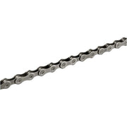 Shimano Ultegra HG701 11-speed ketting met 116 schakels en quick link, geschikt voor racefietsen, in close-up op afbeelding.