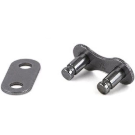 Kmc 3/32 Single Speed kettingverbinder Ept Snap-On zilver, set van 2, voor kettingschakels en pennen op een fiets.