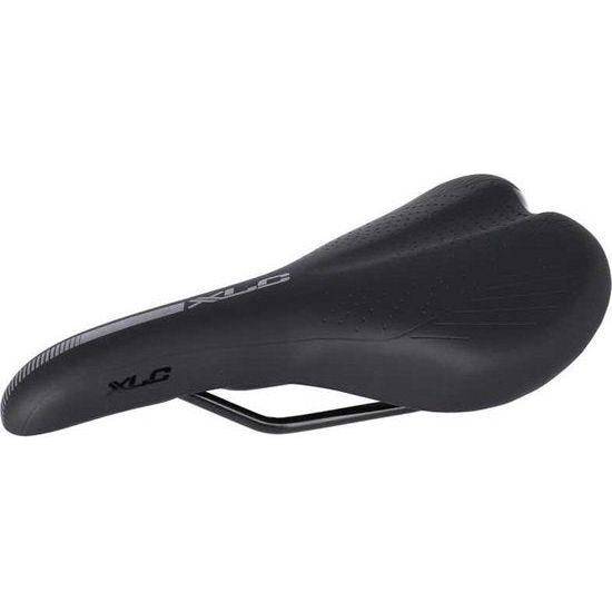 Zwart XLC ATB/Trekking zadel Sa-B07 voor racefiets en MTB, unisex, comfortabele zitpositie op de afbeelding.