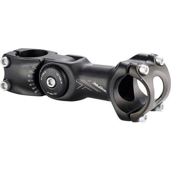 Zwarte XLC stuurpen Comp St-T14Ahead Alm, verstelbaar, 11/8 inch, 31.8 mm, voor fiets stuur.
