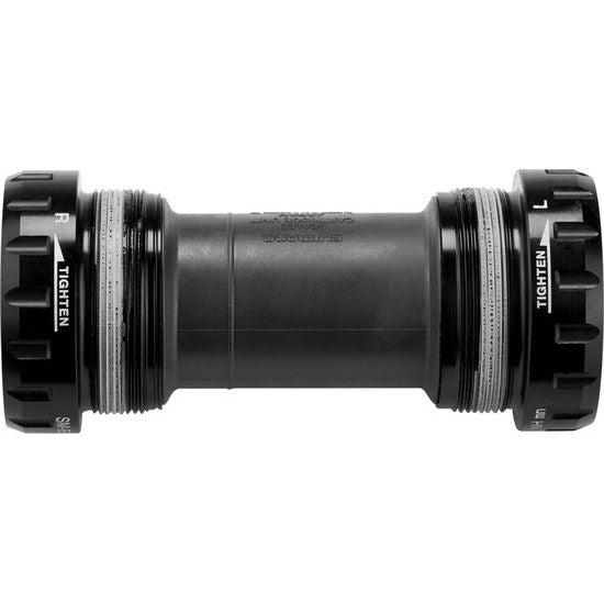 Shimano Ultegra Sm-Bbr60 trapsadapter met Italiaanse draad voor naaf, geschikt voor racefietsen, close-up van de metalen onderdelen.