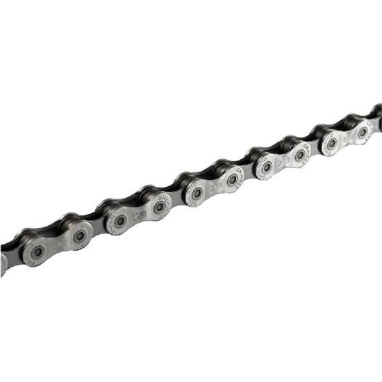 Shimano Hg93 9-speed ketting met 114 schakels, duurzaam en geschikt voor racefietsen en mountainbikes.