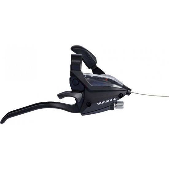 Shimano ST-EF500 8 Speed Remhendel Met Shifter Rechts 4 Vingers Zwart