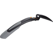 Zwart SKS Shockblade II voorspatbord voor 29" fietsen, gemaakt van PVC, beschermt tegen modder en vuil tijdens het rijden