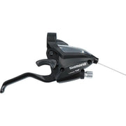 Shimano ST-EF500 7-speed schakelhendel rechts met twee vingers in zwart, geschikt voor fietsschakelaars en remmen