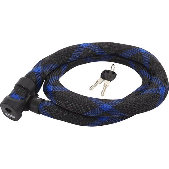 Abus Ivera Steel-O-Flex 7200/110 fietsslot met 110 cm dik staal en meswebbing hoes, flexibel en stevig voor fietsbeveiliging