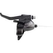 Shimano Tourney ST-E41 3-speed shifters met remhendel links in zwart voor comfortabele fietsversnellingen