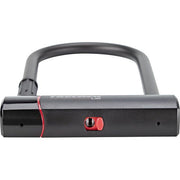 Zwart Trelock U-slot beugelslot U6 Ø16mm x 230mm voor fietsbeveiliging op de afbeelding