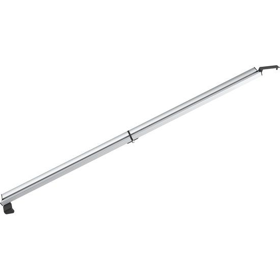 Pro-User diamant oprijgoot voor fietsendrager, inklapbaar, zilver, geschikt voor I/Tg/Fg2/Fg3 wielgoot, eenvoudig te gebruiken