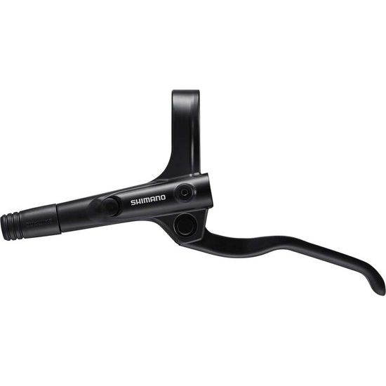 Shimano MT200 hydraulische schijfremset voor MTB in zwart zonder remschijf, comfortabele remkracht en betrouwbare stopping.