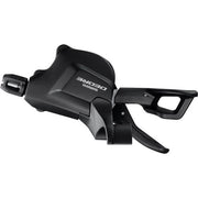 Shimano Deore SL-M6000 10-speed rechts shifters I-Spec II zwart, close-up van de bedieningshendels voor mountainbike