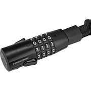 Zwart Trelock kettingslot BC 280 Code 85/5 met stevige ketting en slot voor fietsbeveiliging.