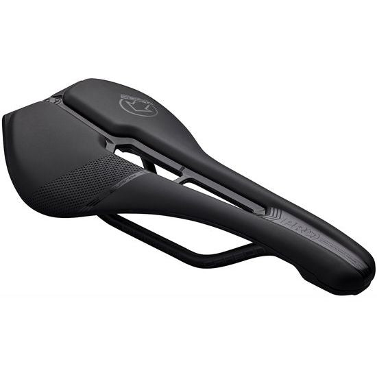 Shimano Pro Turnix Team anatomic fit racefiets- en MTB-zadel, 132 mm breed, zwart met carbon basis, comfortabel en lichtgewicht