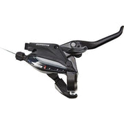 Shimano ST-EF505 rechts schakelversteller met remhendel EZ-Fire Plus voor 7-speed fietssysteem, close-up van de component.