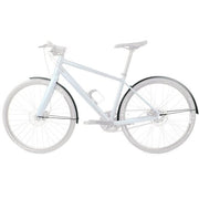SKS Edge Al spatbordenset voor 28 inch fietsen, aluminium en matzwart, bescherming tegen modder en water.