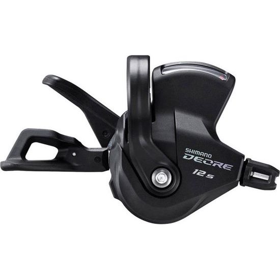 Shimano Deore SL-M6100 12-speed schakelpook rechts met display, fietsschakelaar met bedieningsknoppen en digitale indicator