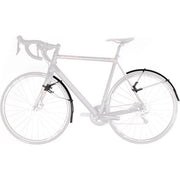 Zwarte SKS Raceblade Pro spatbordenset voor 28-inch fietsen, beschermt tegen vuil en water, geschikt voor racefietsen