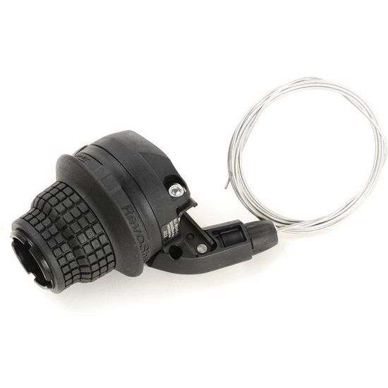 Shimano Tourney SL-RS45 3-speed shifters links zwart/zilver, ergonomisch ontwerp voor fietsversnellingen