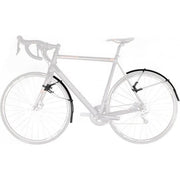 SKS Raceblade Pro XL spatbordset voor 28-inch fietsen, PVC mat zwart met 32 mm breedte, beschermt tegen modder en water