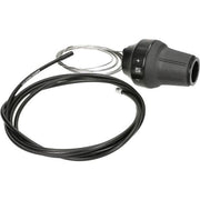 Shimano Nexus 5 SL-C7000 Revoshift 5-versnellingen shifters voor fiets, close-up van de handgreep en versnellingen
