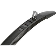 Zwarte SKS Velo 42 Urban PVC spatbordenset voor 28-inch fietsen, 42 mm breed, geschikt voor stadsfietsen.