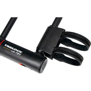 Zwart Trelock U-slot beugelslot U4 Mini 83-152 Zb 401, stevig en compact voor fietsbeveiliging.