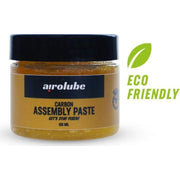 Airolube montagepasta, biologisch afbreekbare carbon assembly paste voor smering en bescherming van motoronderdelen.