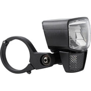 Zwart Axa NXT stuurhouder voor verlichtingsaccessoires, geschikt voor 25,4 mm stuurdiameter, zichtbaar in de afbeelding.