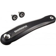 Shimano Altus trekking crankstel FC-CM311 met 48/38/28T kettingbeschermer in zwart, geschikt voor 7/8 snelheden.