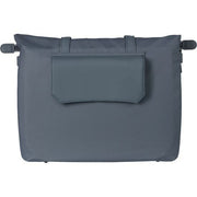 Basil Manhattan commuter fietslaptoptas, waterdicht, 12 liter, enkel, voor fietsaccessoires, in zwart met reflectie.