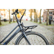 Steco Voordrager voor transport, mat zwart, 35 x 28 cm, geschikt voor balhoofdemontage, Ø16 mm.