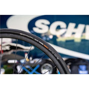 Schwalbe Pro One TLE ADDIX Race V-Guard vouwband voor racefiets, 28 inch, met profiel en bandenwervings zichtbaar