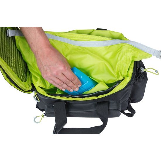 Basil Miles XL Pro bagagedragertas voor 9-36 liter, waterdicht en duurzaam, geschikt voor fietsbagage en reisaccessoires
